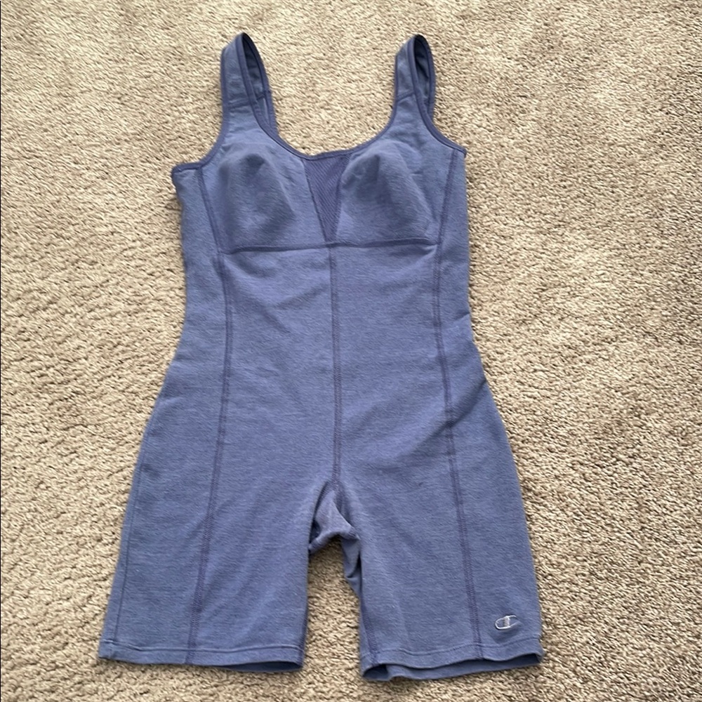Champion Blue Athletic Bodysuit